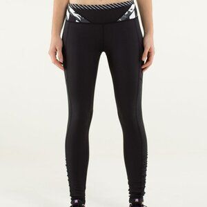 Lululemon Black Quilt Winter 13-25 Speed Tight *Interlock 30" 6